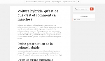 VOICE, plateforme d’informations sur la voiture hybride