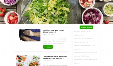 Diététicienne en ligne, le blog sur la santé et la nutrition