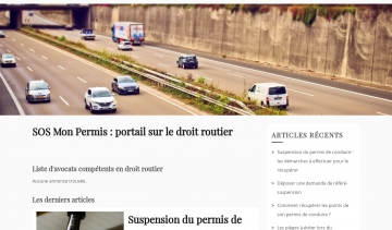 SOS Mon Permis, votre blog sur le droit routier