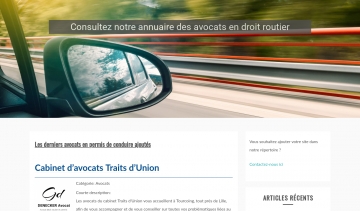 Votre guide complet sur le droit routier et le permis de conduire