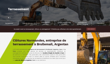 Clôtures Normandes, entreprise de terrassement à Brullemail, Argentan