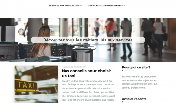 Sociétés de service, blog d'information sur les professions du service