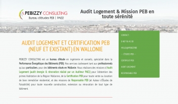 PEBIZZY CONSULTING, Audit Logement pour Primes Habitation en Wallonie