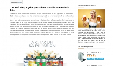 Ma tireuse à bière, guide complet des tireuses à bière