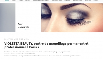 Violetta beauty : institut de maquillage permanent à Paris 7