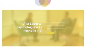 Alix Laporte, psychologue à La Rochelle