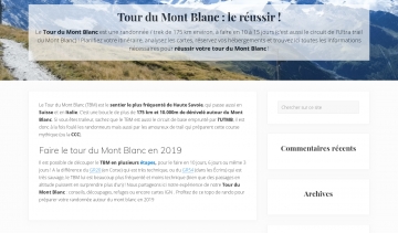 Tour du Mont Blanc