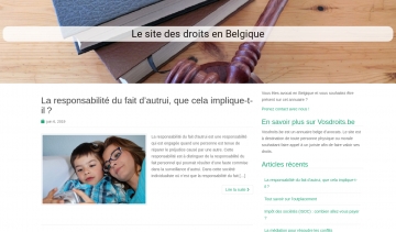 Vos Droits.be, guide d'informations juridiques et annuaire d'avocats en Belgique