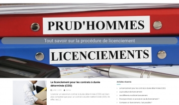 SOS Licenciement, le guide d'informations sur le licenciement 