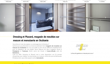 Dressing et Placard, magasin de meubles sur mesure et menuiserie en Occitanie