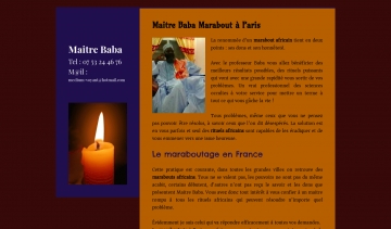 Le marabout Baba, votre meilleur conseiller spirituel