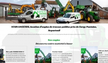 VEXIN LOCATION, société de location des engins et matériels de BTP