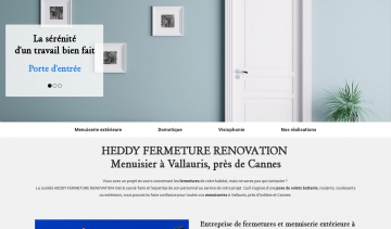 HEDDY FERMETURE RENOVATION : menuisier à Vallauris