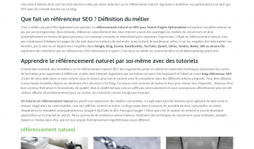 Référenceur SEO, actualités et informations sur le référencement naturel