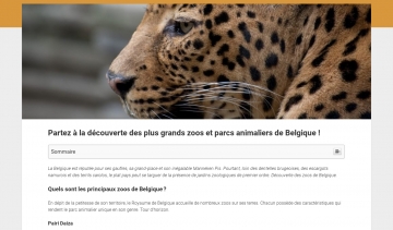 Zoobelgique, le guide des zoos et des parcs animaliers de Belgique