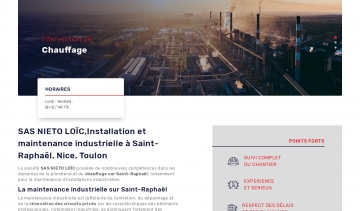 SAS NIETO LOÏC : société d’installation et de maintenance industrielle à Saint-Raphaël