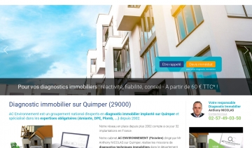 AC ENVIRONNEMENT, diagnostiqueur immobilier sur Quimper