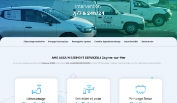 AMG Assainissement Services, entreprise experte en assainissement des canalisations 