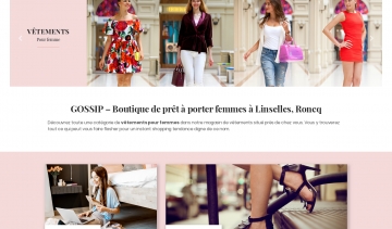 GOSSIP, Boutique de prêt à porter femmes à Linselles