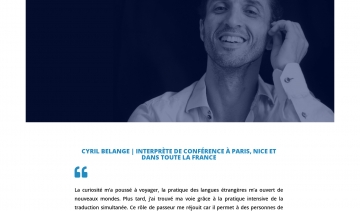 Belangeintl.com, interprète de conférence bilingue 