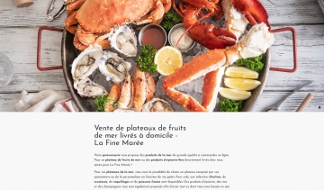 La Fine Marée, poissonnerie à Paris