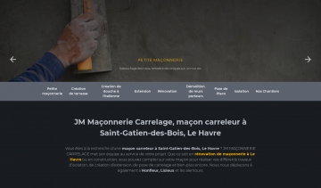 JM Maçonnerie Carrelage, l'entreprise de petite maçonnerie au Havre