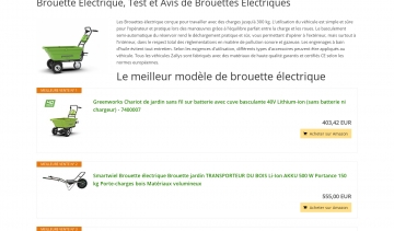 Brouettes Electriques, tout pour un bon choix