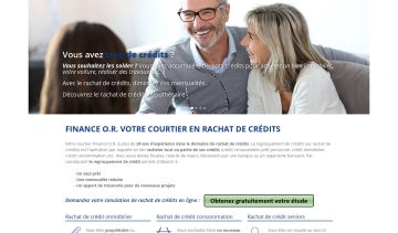Finance O.R., votre courtier en rachat de crédits en France