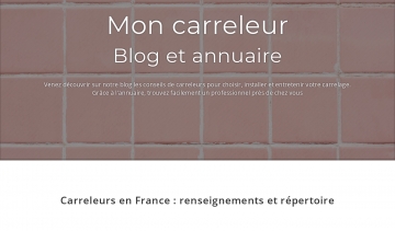 Mon-carreleur, votre guide complet de carrelage en France