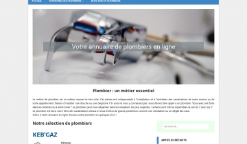 Plombier France, portail pour trouver des plombiers en urgence