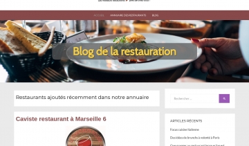 Resto Guide, votre carnet d'adresses de restaurants en France