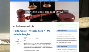 Liste Avocats : Portail et annuaire juridique