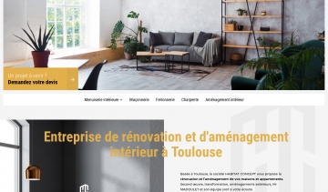 HABITAT CONCEPT, travaux d’aménagement intérieur à Toulouse