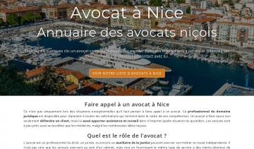 L'annuaire des avocats à Nice
