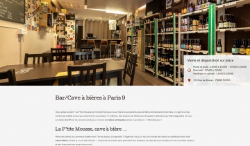La P’tite Mousse, cave et bar à bière à Paris 9