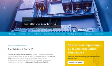 GEEP, entreprise d’électricité générale à Paris 15