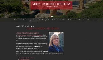 Maître Carole CASTELBOU-DOURLENS, avocate au barreau de Nîmes