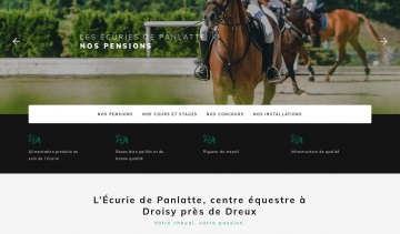Les écuries de Panlatte : club hippique basé à Droisy entre Verneuil-sur-Avre et Dreux