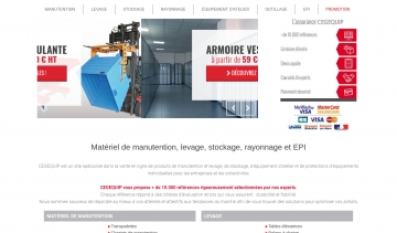 CEGEQUIP pour la vente du matériel de manutention