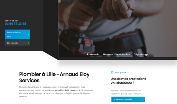 Arnaud Eloy Services, votre plombier sur Lille