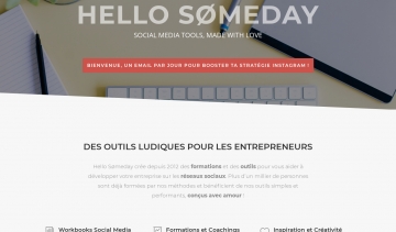 Hello Someday, formations et coachings pour les entrepreneurs 