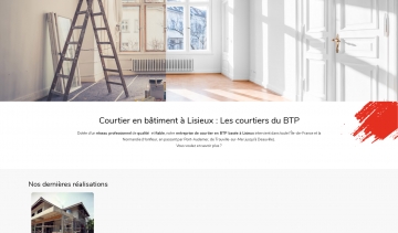 Les Courtiers du BTP, courtier en bâtiment à Lisieux