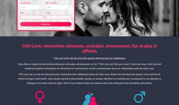 Chti Love, meilleur site de rencontres amoureuses et fun entre les célibataires 