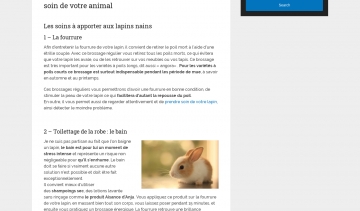 ELEVAGEDELAPIN est un site qui vous aide pour l’élevage de lapin.
