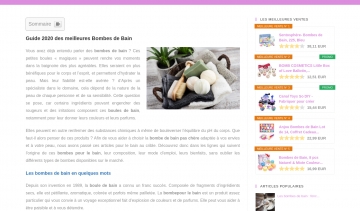 Bombesdebain.fr : tableau comparatif bombes de bain frozen