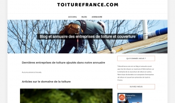 Blog et répertoire des entreprises de toiture et couverture en France