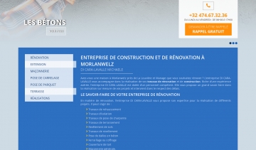 DI CARA-LAVALLE, entreprise de construction et de rénovation à Morlanwelz