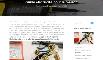 Abc électricité : guide d'information 