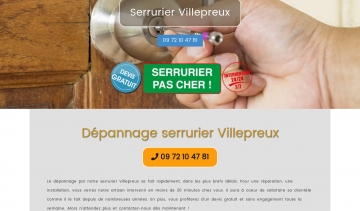 Serruriervillepreux.net, trouver un serrurier pas cher et rapide à Villepreux
