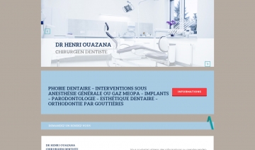 Dr Henri OUAZANA, le stomatologue de Paris